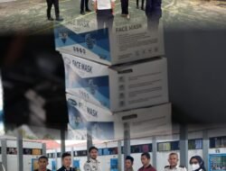 Lapas Kelas IIA Bukittinggi Bagikan Masker kepada WBP, Dukung Penerapan Pola Hidup Sehat