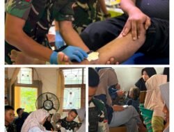 Peduli Kesehatan Warga, Yonif TP 951/Pandeka Marapi Turun Langsung Dukung CKG di Rambatan dan Simawang