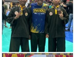 Dua Prajurit Yonif TP 951/Pandeka Marapi Raih Dua Medali di Kejuaraan Pencak Silat Piala Pangdam XX/TIB