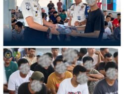 Lapas Bukittinggi Pastikan Pemenuhan Hak WBP Melalui Pembagian Pakaian di Blok Hunian