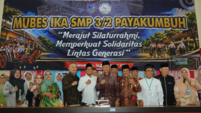 Mubes I Alumni SMP 3/2, Pemko Payakumbuh Dorong Sinergi Lintas Generasi dan Transformasi Digital