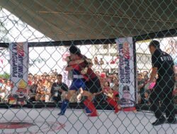 Hari Kedua MMA Porprov XVI Mentawai: Pertahanan Bagus Rahmat Saputra Tumbang di Ronde Ketiga