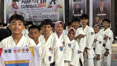 9 Kenshi Mentawai Tampil Percaya Diri di Porprov XVI Sumbar