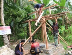 Satgas TMMD ke-130 Mulai Bangun MCK untuk Warga Dusun Kaliou, Dukung Sanitasi Layak dan Sehat