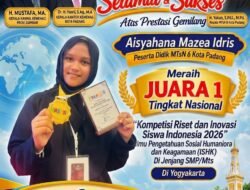 Siswi MTsN 6 Padang Aisyahana Mazea Idris Raih Juara 1 Nasional KREASI 2026
