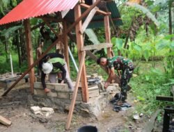 Wow! Sebentar Lagi, Melki Warga Dusun Kaliou Nikmati Sanitasi Sehat dan Layak Berkat TMMD ke-130