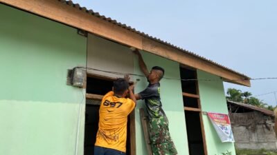 Kejar Pembangunan Tahap demi Tahap, RTLH Ibu Rosmaniar di Nemnemleleu Masuki Tahap Pengecatan