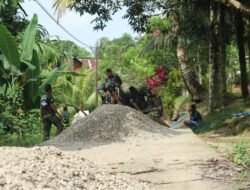 Sebentar Lagi Rampung! Jalan Gang Mane’i Sepanjang 200 Meter Segera Dinikmati Warga Berkat TMMD ke-130