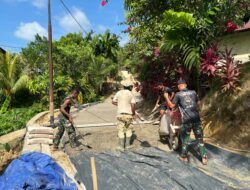 Seperti Ombak Mentawai, Semangat Satgas TMMD ke-130 Bersama Warga Tak Pernah Surut