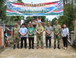 Tim Wasev Didampingi Dansatgas dan Forkopimda Tinjau Posko TMMD ke-130 Kodim 0319/Mentawai