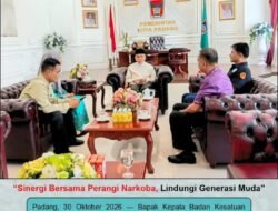 Maigus Nasir Terima Kunjungan LAN, Perkuat Sinergi Pemberantasan Narkoba di Kota Padang