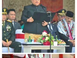 Ketua DPRD Sumbar Muhidi Bacakan Ikrar Kesaktian Pancasila pada Upacara Gabungan HUT ke-81 Sumbar