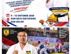 FORKI Sumbar Bangga, 357 Atlet Karate Siap Berlaga di Porprov XVI, Rekor Terbanyak Sepanjang Sejarah