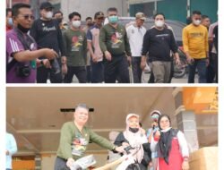Sorak Sorai Warnai Gerak Jalan Santai Jelang HUT Kuansing ke-27