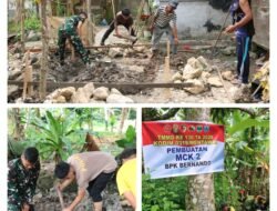 Satgas TMMD ke-130 Gas Pengerjaan Tiga Unit MCK di Desa Goisoinan, Warga Segera Nikmati Sanitasi Layak