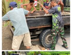 Satgas TMMD ke-130 Kodim 0319/Mentawai Kebut Bak Penampung Air, Warga Segera Nikmati Akses Air Bersih