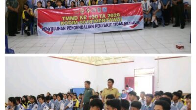 Satgas TMMD ke-130 Gelar Dua Penyuluhan Kesehatan bagi Siswa SMA Penabur Berkat Mentawai