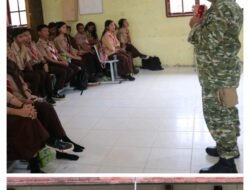 TMMD ke-130 Gelar Dua Penyuluhan di SMA Negeri 2 Sipora Utara, Tanamkan Wawasan Kebangsaan dan Semangat Bela Negara