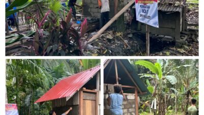 Genjot Pembangunan Tiga Unit MCK di Goisoinan, Satgas TMMD ke-130 Tingkatkan Sanitasi Warga