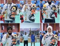 Mengamuk di Bukittinggi, Skuad Wushu Payakumbuh Babat Empat Emas Lewat Pertarungan Heroik